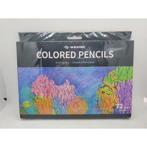 Wilshin Colored Pencils 72 colors Artist Colored Pencil Set Oil Based